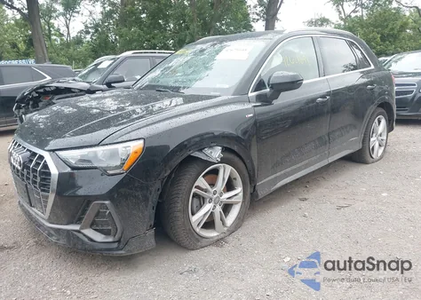 2020 Audi Q3 Premium 45 Tfsi S Line Quattro Tiptronic из США, поврежденный, VIN WA1DECF31L1041381